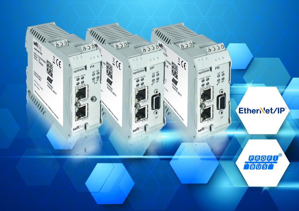 Mit den epGates können Profibus-Geräte an Ethernet/IP-Steuerungen angebunden werden. 