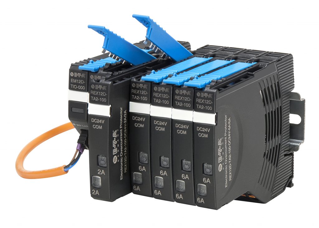  Das Stromverteilungs- und 
Absicherungssystem Rex12D mit dem EM12D-TIO